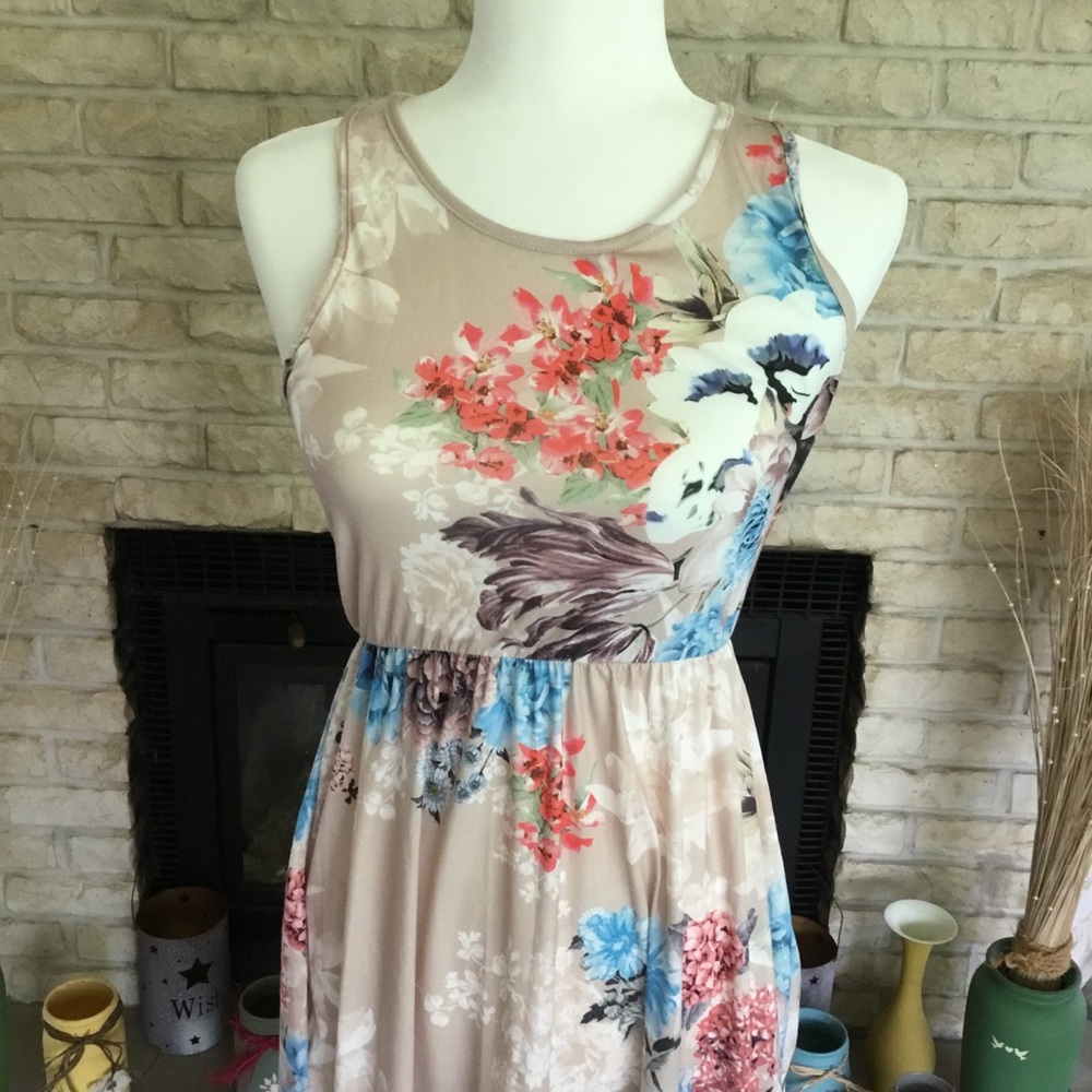 NWOT RACERBACK MIDI TANK DRESS - Picture 8 of 11